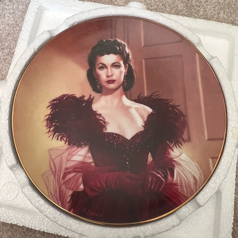 Gone With The Wind “Pride and Passion” Plate